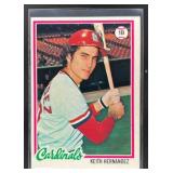 1978 TOPPS BASEBALL KEITH HERNANDEZ #143 ST. LOUIS