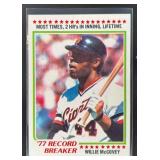 1978 TOPPS BASEBALL WILLIE MCCOVEY #3 SAN FRANCISC