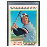 1978 TOPPS BASEBALL BROOKS ROBINSON #4 BALTIMORE O