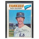 1977 TOPPS BASEBALL RON GUIDRY #656 NEW YORK YANKE