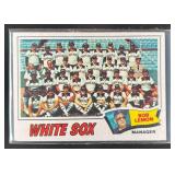 1977 TOPPS CHICAGO WHITE SOX BOB LEMON #418 TEAM C