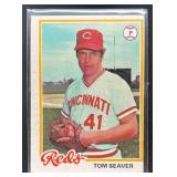 1978 TOPPS BASEBALL TOM SEAVER #450 CINCINNATI RED