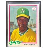1978 TOPPS BASEBALL MIKE NORRIS #434 OAKLAND ATHLE