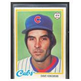 1978 TOPPS BASEBALL DAVE KINGMAN #570 CHICAGO CUBS
