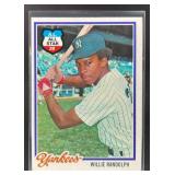 1978 TOPPS BASEBALL WILLIE RANDOLPH #620 NEW YORK