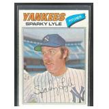 1977 TOPPS BASEBALL SPARKY LYLE #598 NEW YORK YANK