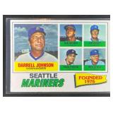 1977 Topps Baseball Seattle Mariners / Darrell Joh