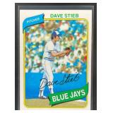 1980 TOPPS BASEBALL DAVE STIEB #77 RC TORONTO BLUE