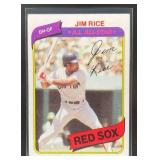 1980 TOPPS BASEBALL JIM RICE #200 ALL-STAR BOSTON