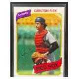 1980 TOPPS BASEBALL CARLTON FISK #40 BOSTON RED SO