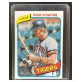 1980 TOPPS BASEBALL JASON THOMPSON #150 DETROIT TI