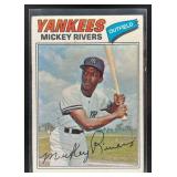 1977 TOPPS BASEBALL MICKEY RIVERS #305 NEW YORK YA