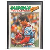 1977 TOPPS BASEBALL TED SIMMONS #470 ST. LOUIS CAR