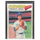 1977 TOPPS BASEBALL TOMMY JOHN #128 LOS ANGELES DO