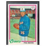 1978 TOPPS BASEBALL PHIL NIEKRO #10 ATLANTA BRAVES