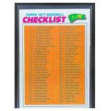 1977 TOPPS CHECKLIST: 1-132 #32
