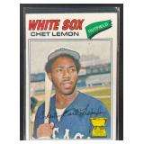 1977 TOPPS BASEBALL CHET LEMON #58 CHICAGO WHITE S