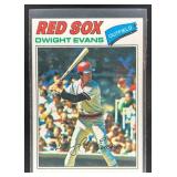 1977 TOPPS BASEBALL DWIGHT EVANS #25 BOSTON RED SO