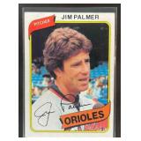 1980 TOPPS BASEBALL JIM PALMER #590 BALTIMORE ORIO