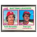 1980 TOPPS 1979 BATTING LEADERS KEITH HERNANDEZ FR