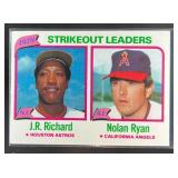 1980 Topps 1979 Strikeout Leaders (J.R. Richard /