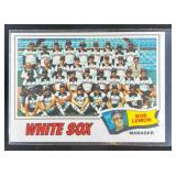 1977 TOPPS CHICAGO WHITE SOX / BOB LEMON TC, MGR,