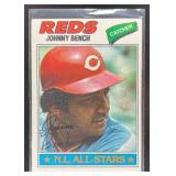 1977 TOPPS BASEBALL JOHNNY BENCH #70