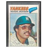 1977 TOPPS BASEBALL REGGIE JACKSON #10 NEW YORK YA