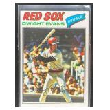 1977 TOPPS BASEBALL DWIGHT EVANS #25 BOSTON RED SO