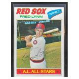 1977 TOPPS BASEBALL FRED LYNN #210 BOSTON RED SOX