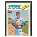 1977 TOPPS BASEBALL JOE COLEMAN #219 CHICAGO CUBS