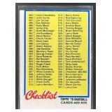 1978 TOPPS CHECKLIST 485-605 #535 DETROIT TIGERS