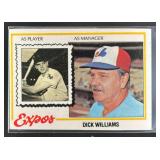 1978 TOPPS BASEBALL DICK WILLIAMS #522