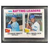 1977 TOPPS BASEBALL CLOTH STICKERS GEORGE BRETT #7