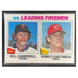 1977 TOPPS 1976 LEADING FIREMEN BILL CAMPBELL RAWL