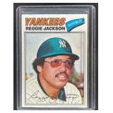 1977 TOPPS BASEBALL REGGIE JACKSON #10 NEW YORK YA