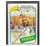 1980 TOPPS BASEBALL OZZIE SMITH #393 SAN DIEGO PAD