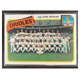 1980 TOPPS BALTIMORE ORIOLES EARL WEAVER M #404 TE