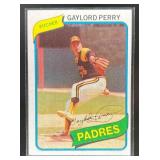 1980 TOPPS BASEBALL GAYLORD PERRY #280 SAN DIEGO P
