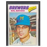 1977 TOPPS BASEBALL SAL BANDO #498 MILWAUKEE BREWE