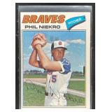 1977 TOPPS BASEBALL PHIL NIEKRO #615 ATLANTA BRAVE