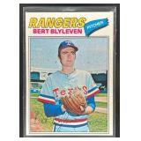 1977 TOPPS BASEBALL BERT BLYLEVEN #630 TEXAS RANGE