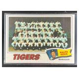 1977 TOPPS DETROIT TIGERS RALPH HOUK #621 TEAM CAR