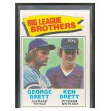 1977 TOPPS BASEBALL GEORGE BRETT / KEN BRETT BLB #