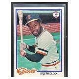 1978 TOPPS BASEBALL BILL MADLOCK #410 SAN FRANCISC