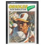 1977 TOPPS BASEBALL KEN SINGLETON #445 BALTIMORE O