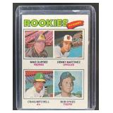 1977 TOPPS ROOKIE PITCHERS MIKE DUPREE DENNY MARTI