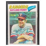 1977 TOPPS BASEBALL GAYLORD PERRY #152 TEXAS RANGE
