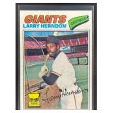 1977 TOPPS BASEBALL LARRY HERNDON #397 RC SAN FRAN