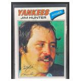 1977 TOPPS BASEBALL JIM HUNTER #280 NEW YORK YANKE